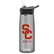 USC Trojans Camelbak Eddy Charcoal SC Interlock Golf Water Bottle